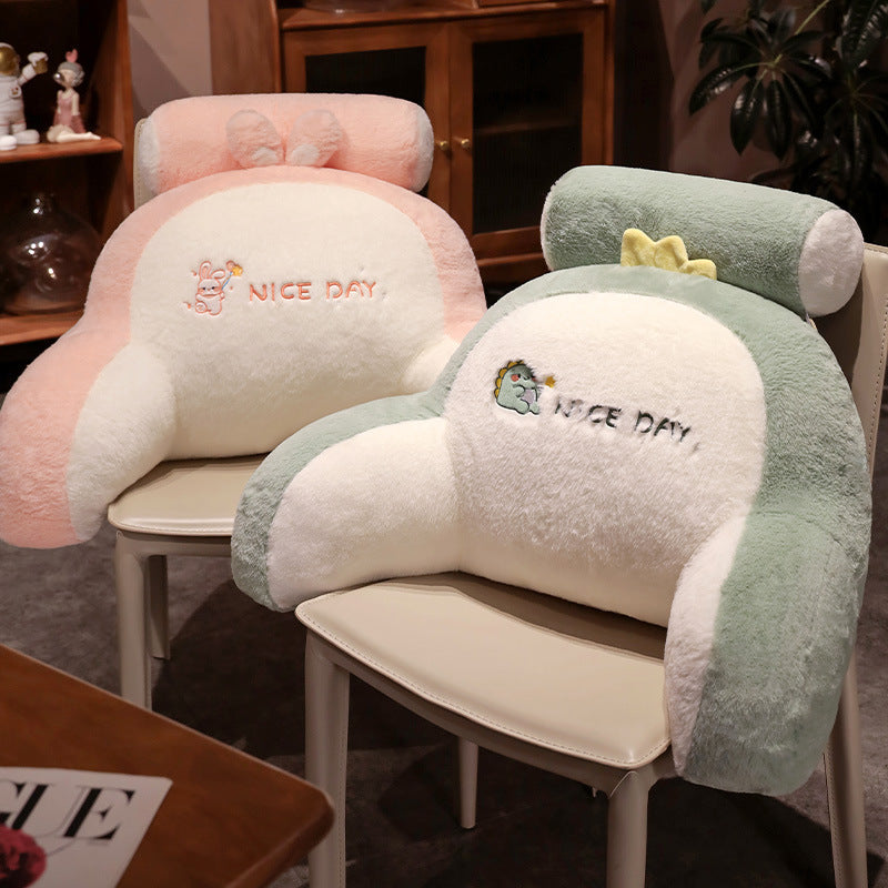 Bedside Cushion Soft Bag Waist Cushion