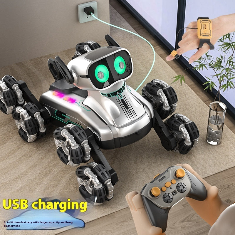 Mechanical Dog Stunt Remote Control Toy Car Kids Gift
