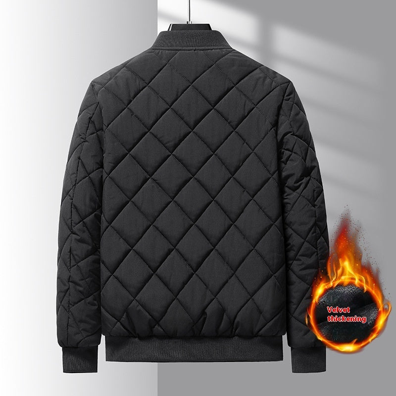 Fashion Rhombic-sewing Design Cotton Clothing For Men