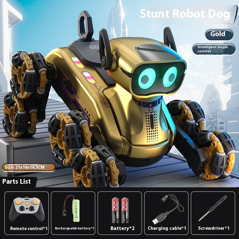 Mechanical Dog Stunt Remote Control Toy Car Kids Gift