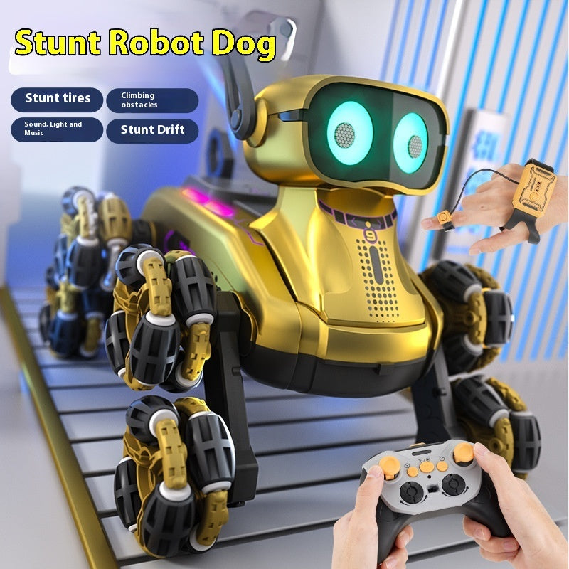 Mechanical Dog Stunt Remote Control Toy Car Kids Gift
