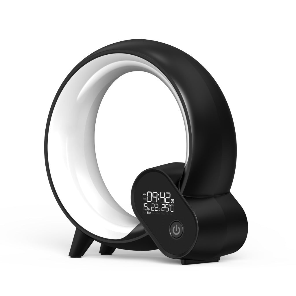 Creative Q Light Analog Sunrise Digital Display Alarm Clock Bluetooth Audio Intelligent Wake-up Light