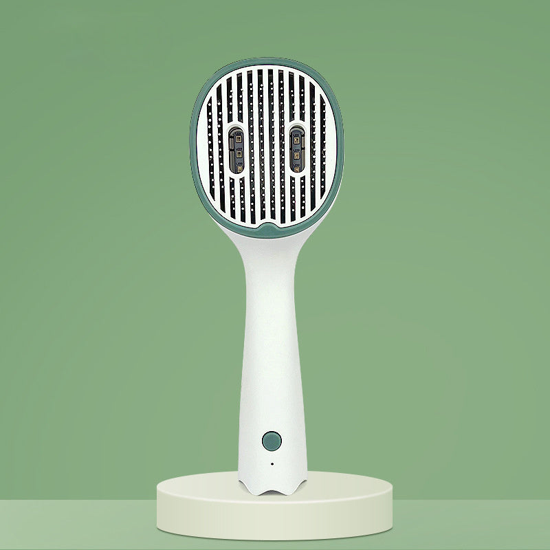 Give Your Pets the ultimate care with - Pets Hair Grooming Remover Brush with UVC Sterilization. Slicker Needle Comb Removes Tangled Self Cleaning Pet Supplies