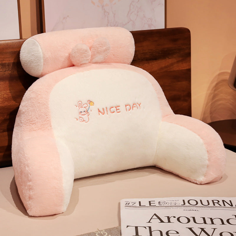 Bedside Cushion Soft Bag Waist Cushion