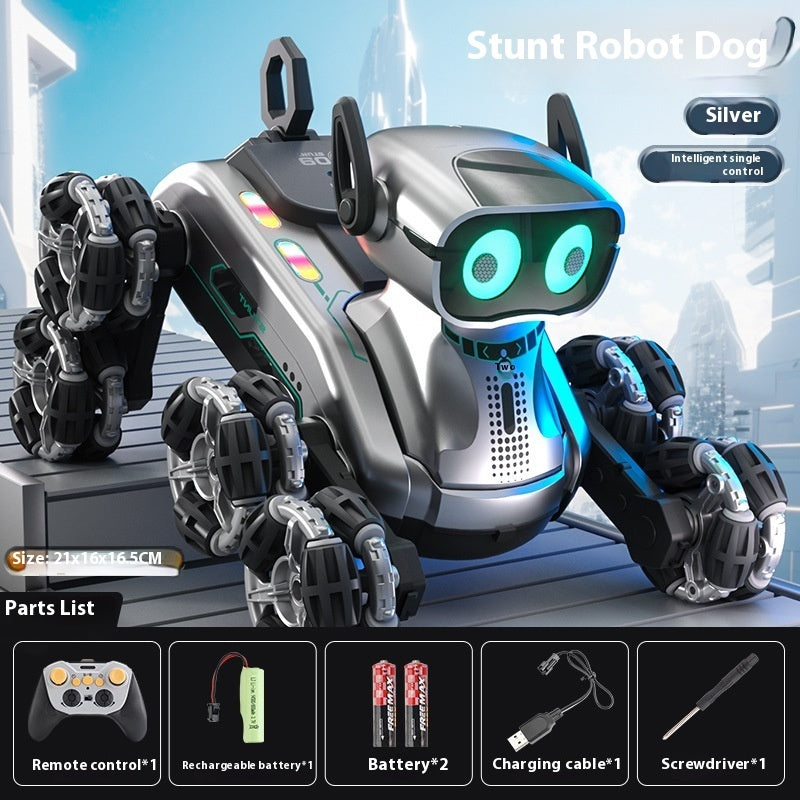 Mechanical Dog Stunt Remote Control Toy Car Kids Gift