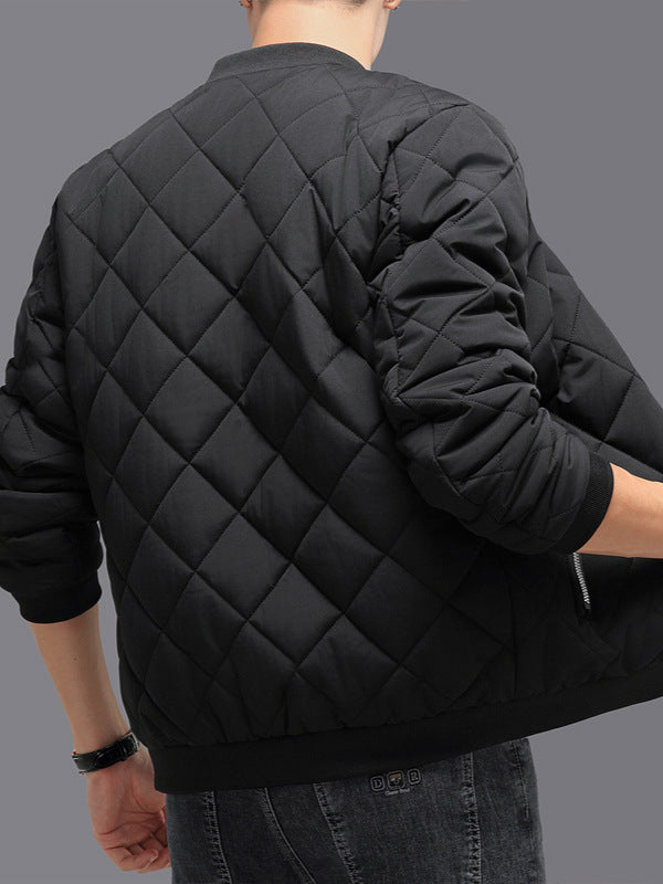 Fashion Rhombic-sewing Design Cotton Clothing For Men