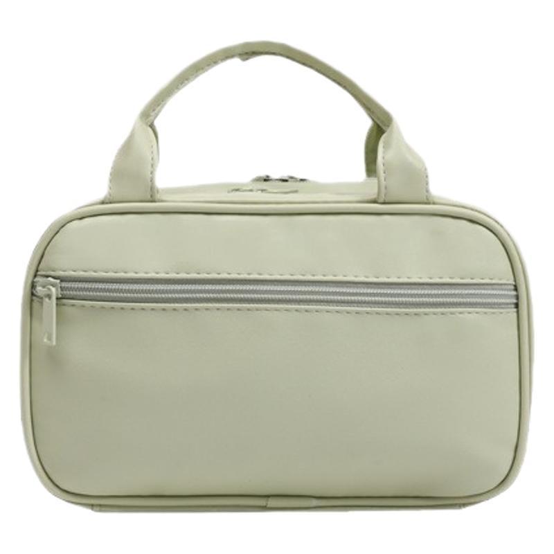 New Portable Cosmetic Bag With Handle Large Capacity Waterproof Make-up Toiletries Handbag For Women