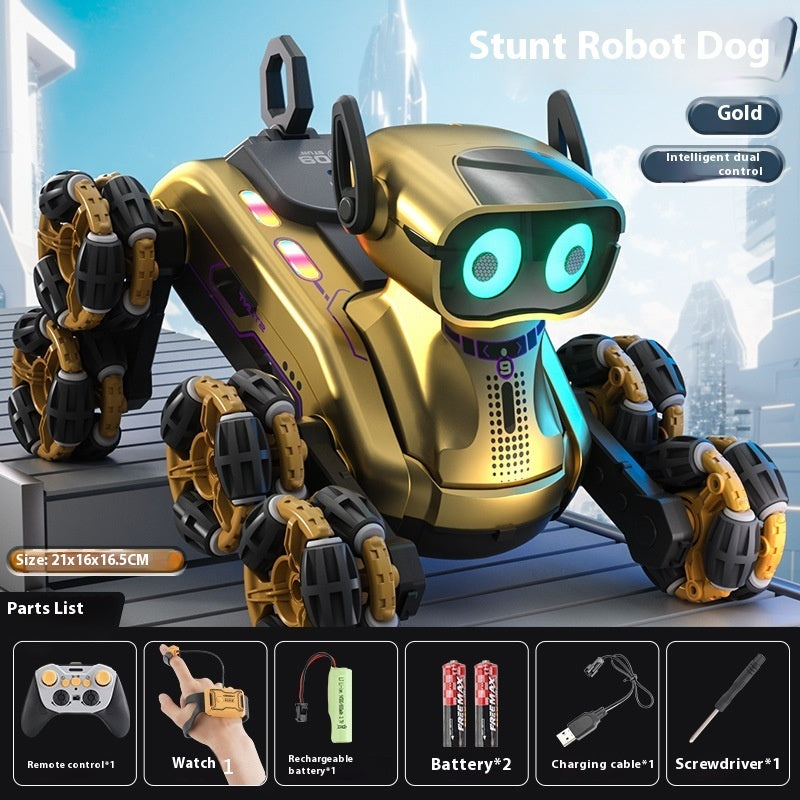 Mechanical Dog Stunt Remote Control Toy Car Kids Gift