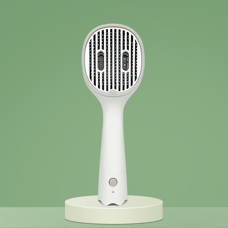 Give Your Pets the ultimate care with - Pets Hair Grooming Remover Brush with UVC Sterilization. Slicker Needle Comb Removes Tangled Self Cleaning Pet Supplies
