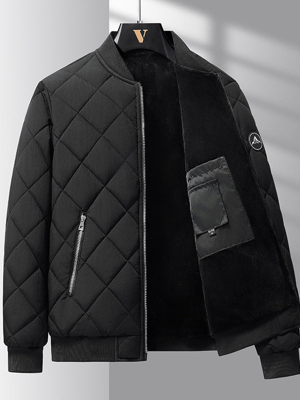 Fashion Rhombic-sewing Design Cotton Clothing For Men