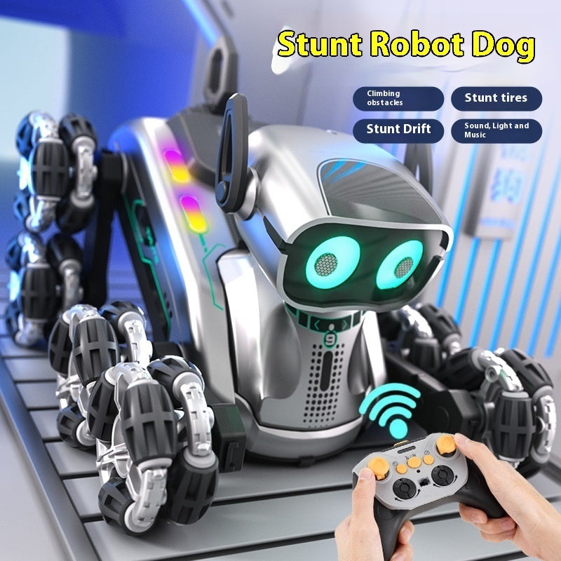 Mechanical Dog Stunt Remote Control Toy Car Kids Gift