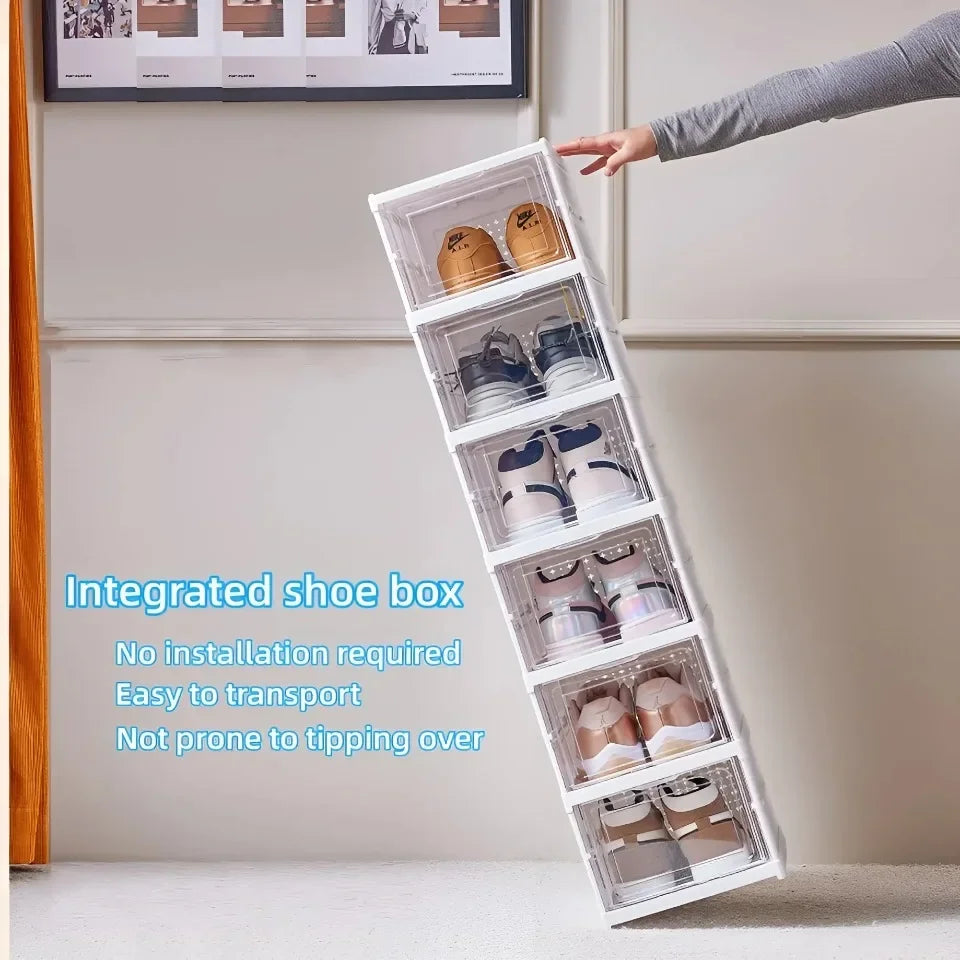 Foldable Shoe Racks Multi Layer Dustproof Storage Organizers Box