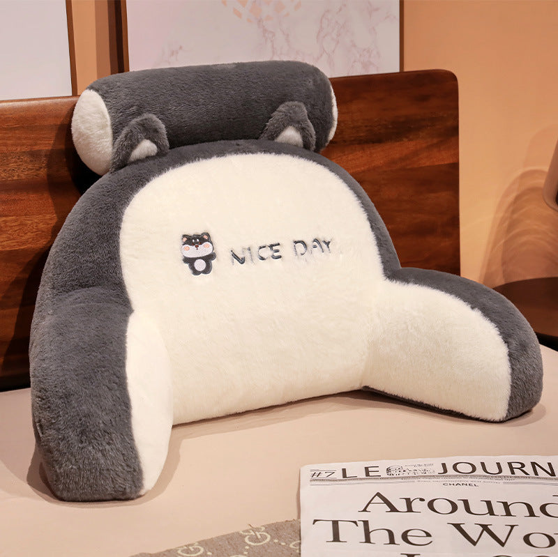 Bedside Cushion Soft Bag Waist Cushion