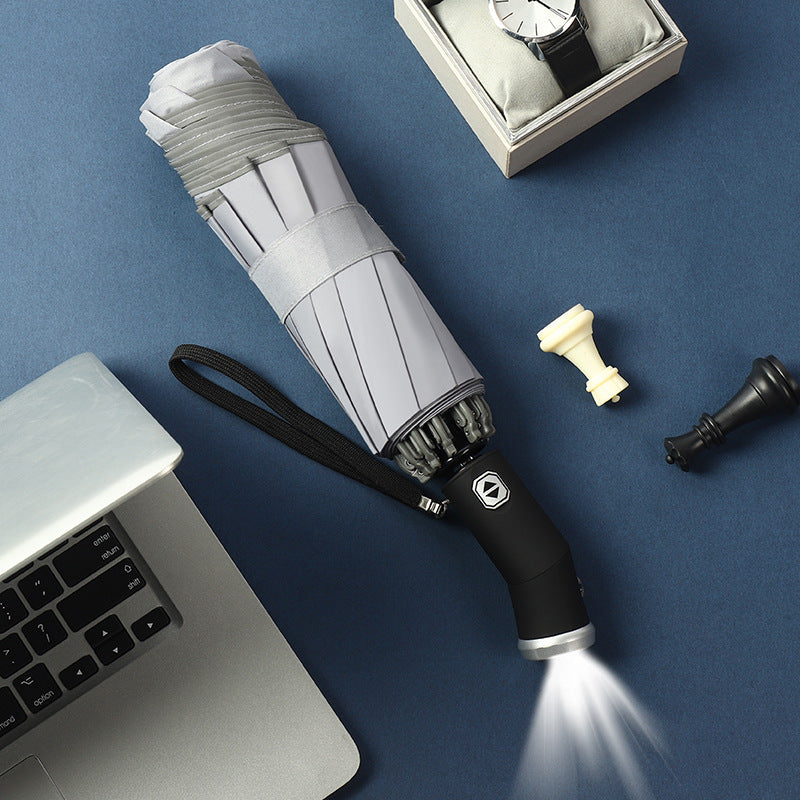 Ten-bone Automatic Reverse Folding Umbrella