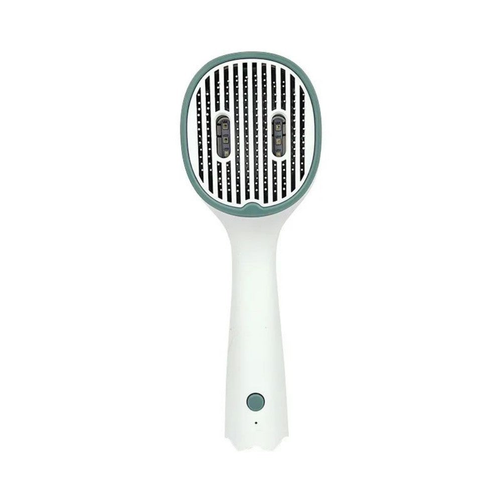 Give Your Pets the ultimate care with - Pets Hair Grooming Remover Brush with UVC Sterilization. Slicker Needle Comb Removes Tangled Self Cleaning Pet Supplies