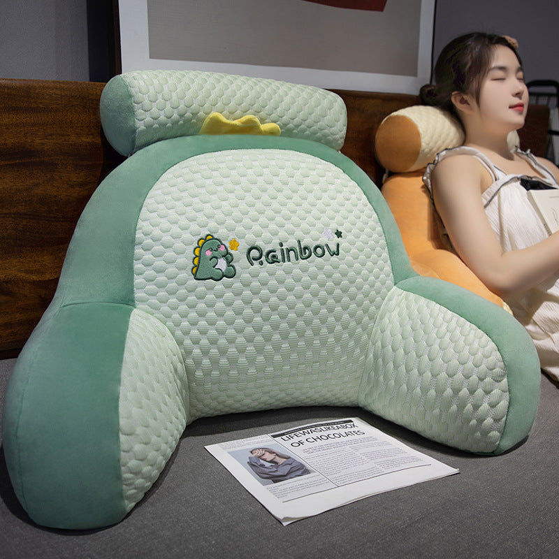 Bedside Cushion Soft Bag Waist Cushion