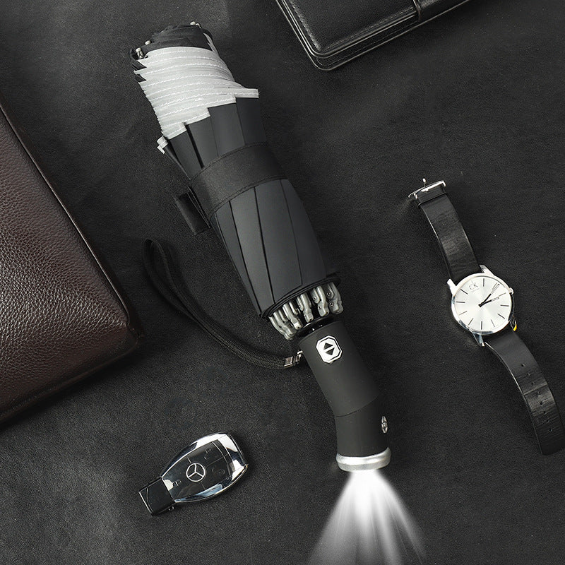 Ten-bone Automatic Reverse Folding Umbrella