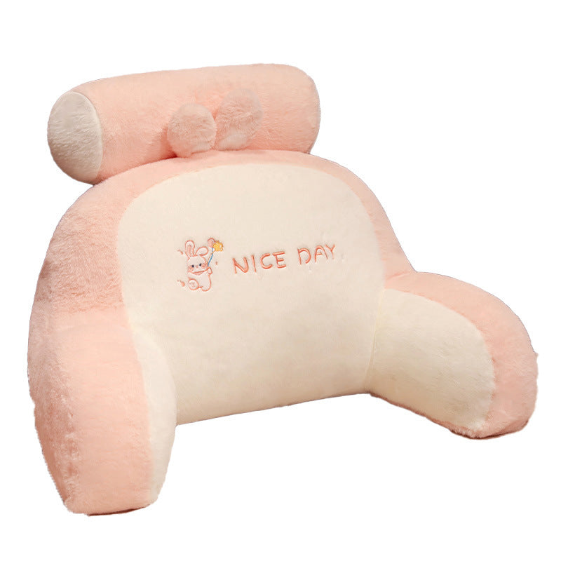 Bedside Cushion Soft Bag Waist Cushion