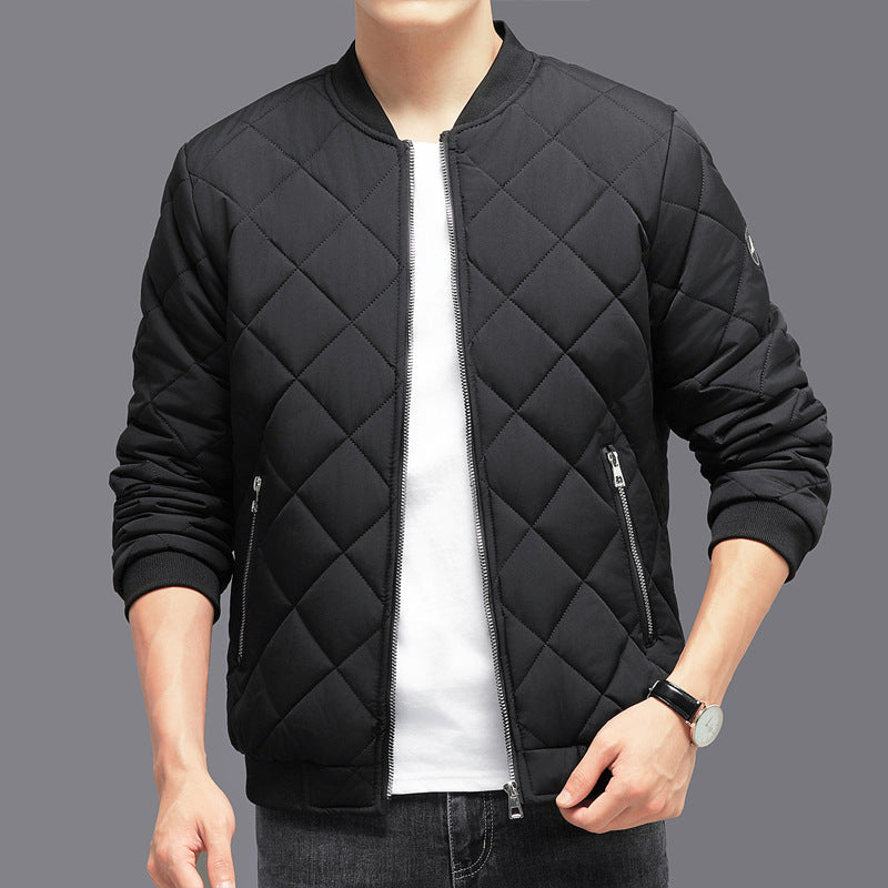 Fashion Rhombic-sewing Design Cotton Clothing For Men
