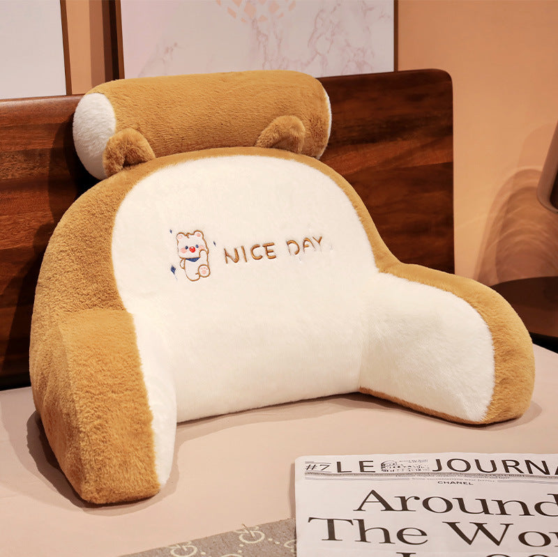 Bedside Cushion Soft Bag Waist Cushion