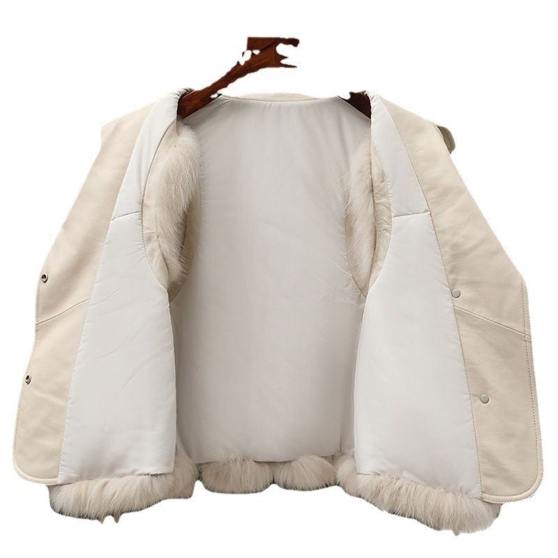 Fur Vest Short Coat Autumn And Winter New Patchwork Winter For Female