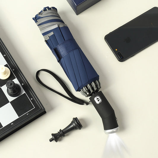 Ten-bone Automatic Reverse Folding Umbrella