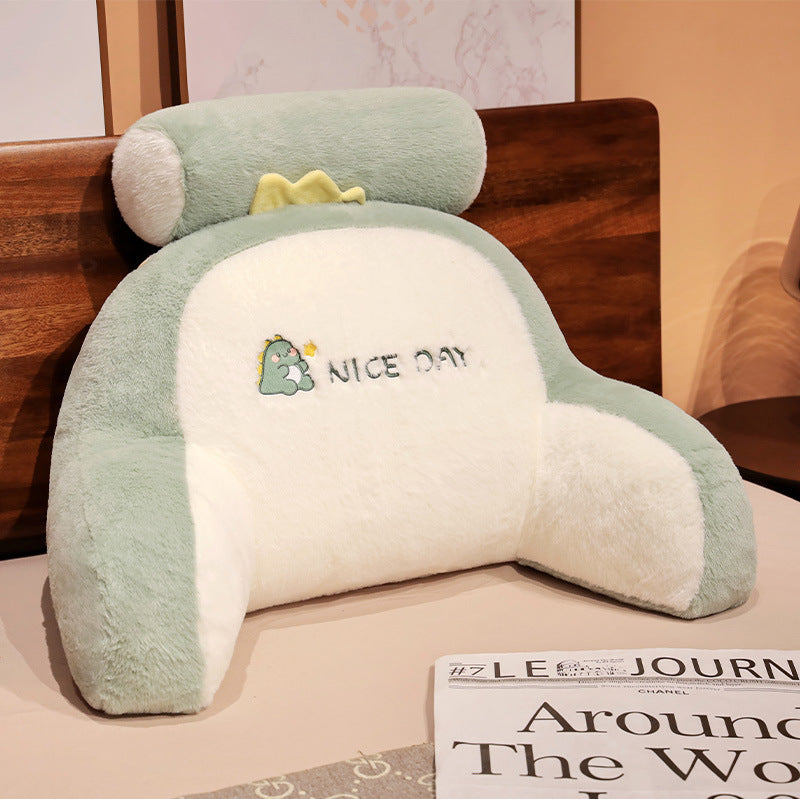 Bedside Cushion Soft Bag Waist Cushion