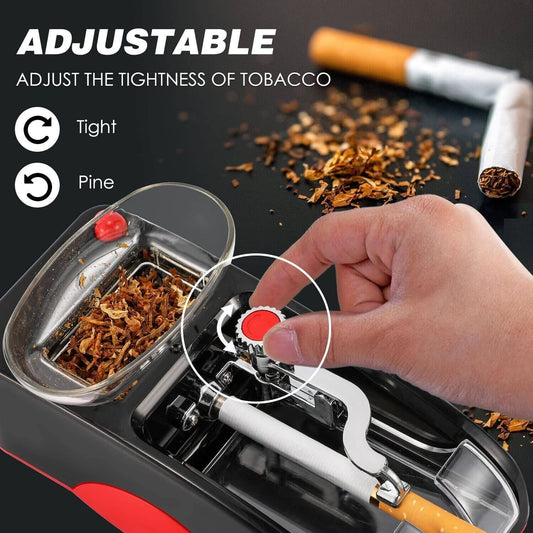 Cigarette Automatic Machine Tobacco Rolling Maker Roller Electric Injector Tube