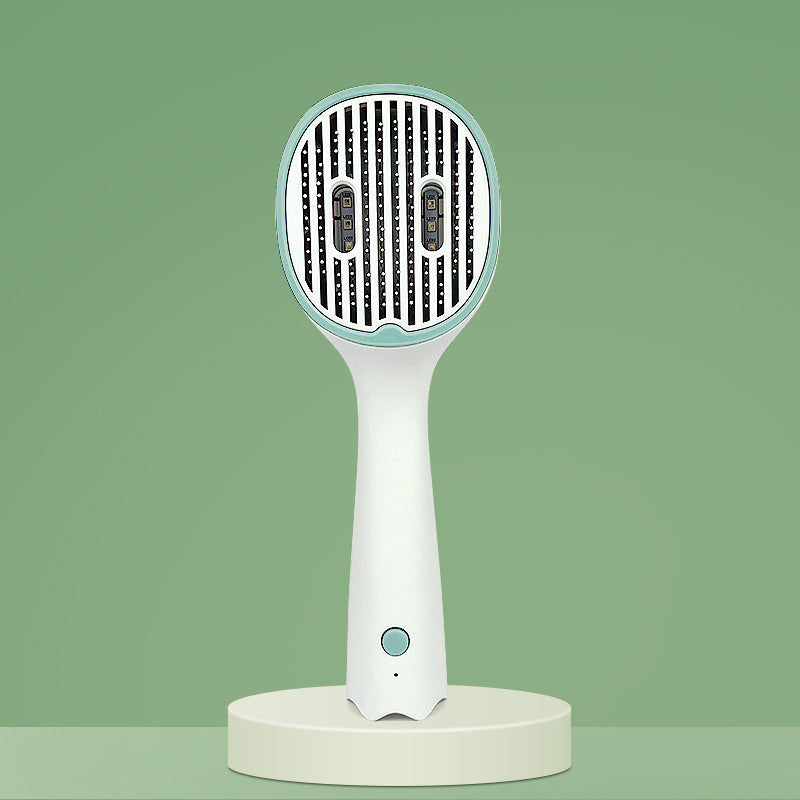 Give Your Pets the ultimate care with - Pets Hair Grooming Remover Brush with UVC Sterilization. Slicker Needle Comb Removes Tangled Self Cleaning Pet Supplies