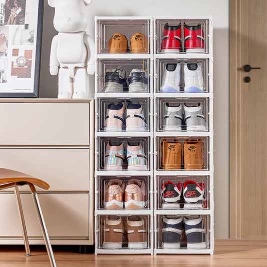 Foldable Shoe Racks Multi Layer Dustproof Storage Organizers Box
